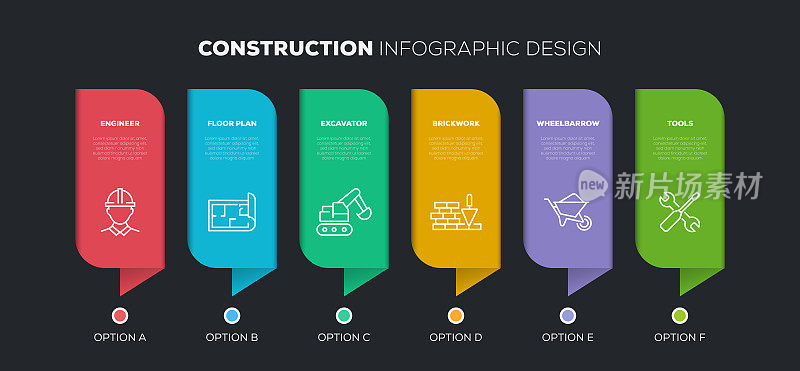Construction Related Infographic Design